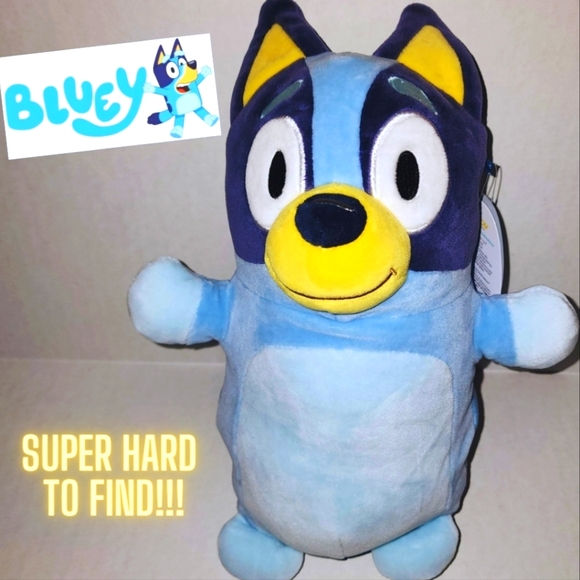 BLUEY 🐶 HugMees Bluey Dog Cartoon Character Original Squishmallow ☆ NWT ☆ - Picture 1 of 10